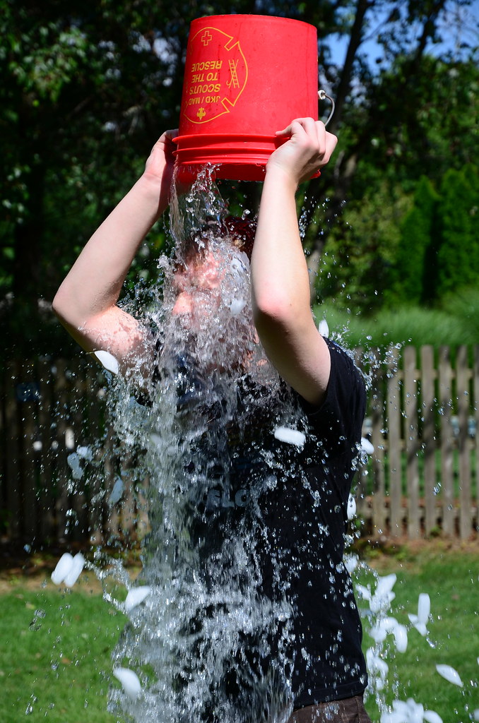 Doing the ALS Ice Bucket Challenge | slgckgc | Flickr